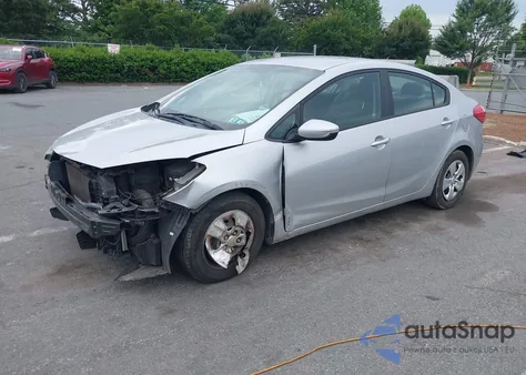 2015 Kia Forte Lx из США, поврежденный, VIN KNAFK4A63F5337754